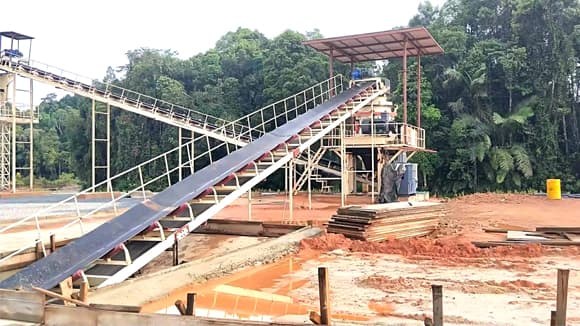 River Stone Sand Making Plant