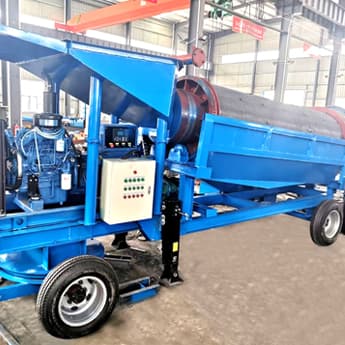 Mobile Trommel Gold Wash Plant