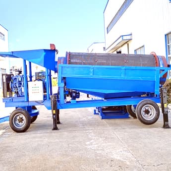 Mobile Trommel Gold Wash Plant